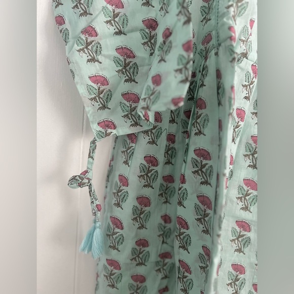 Women’s Floral Print Cotton Shirt Style Tunic , Printed Tunic, Kurti, Peplum top - Picture 4 of 5